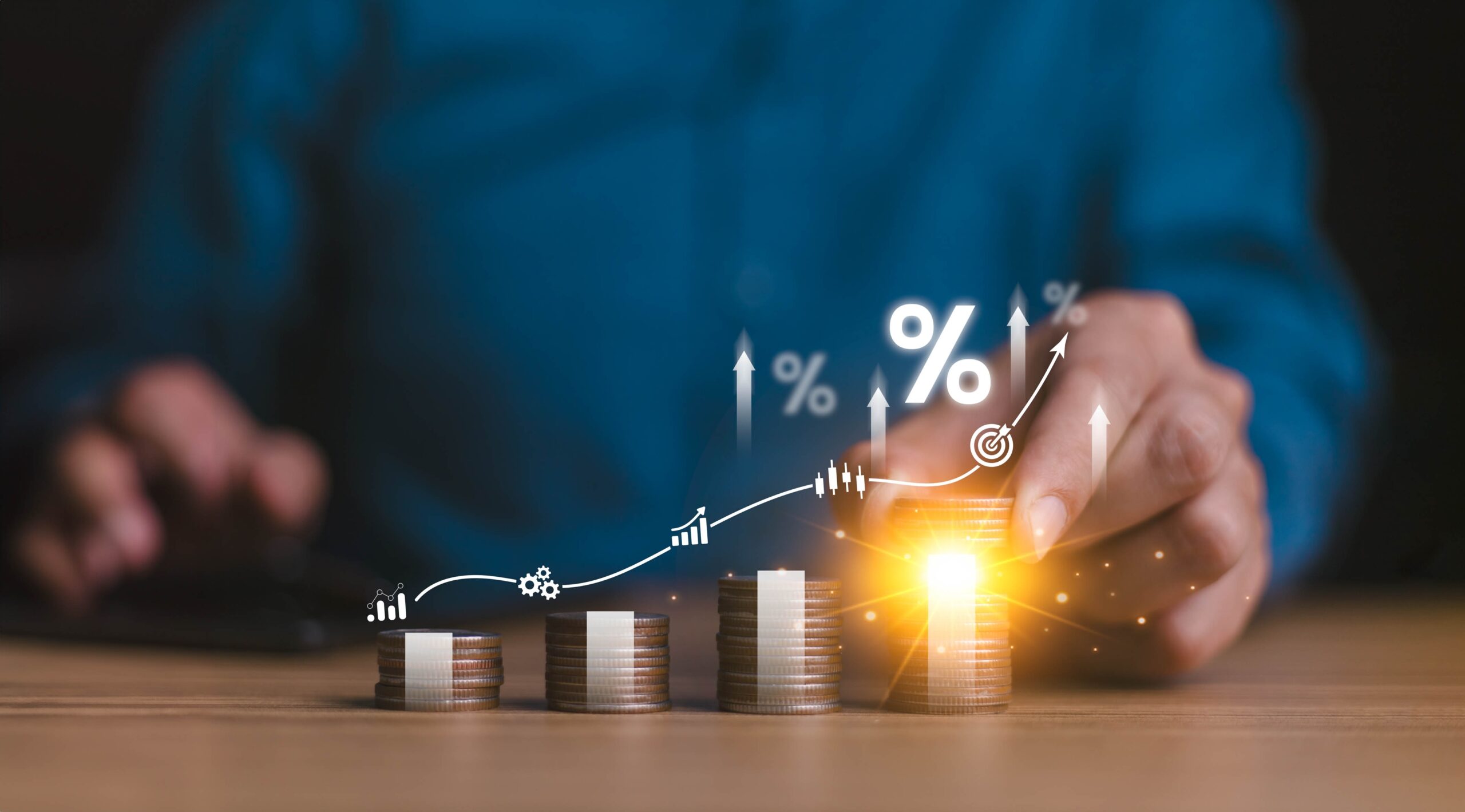 Interest,Rate,Chart,,Interest,Rate,Finance,And,Mortgage,Rates,Concept,